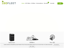 Tablet Screenshot of isofleet.com